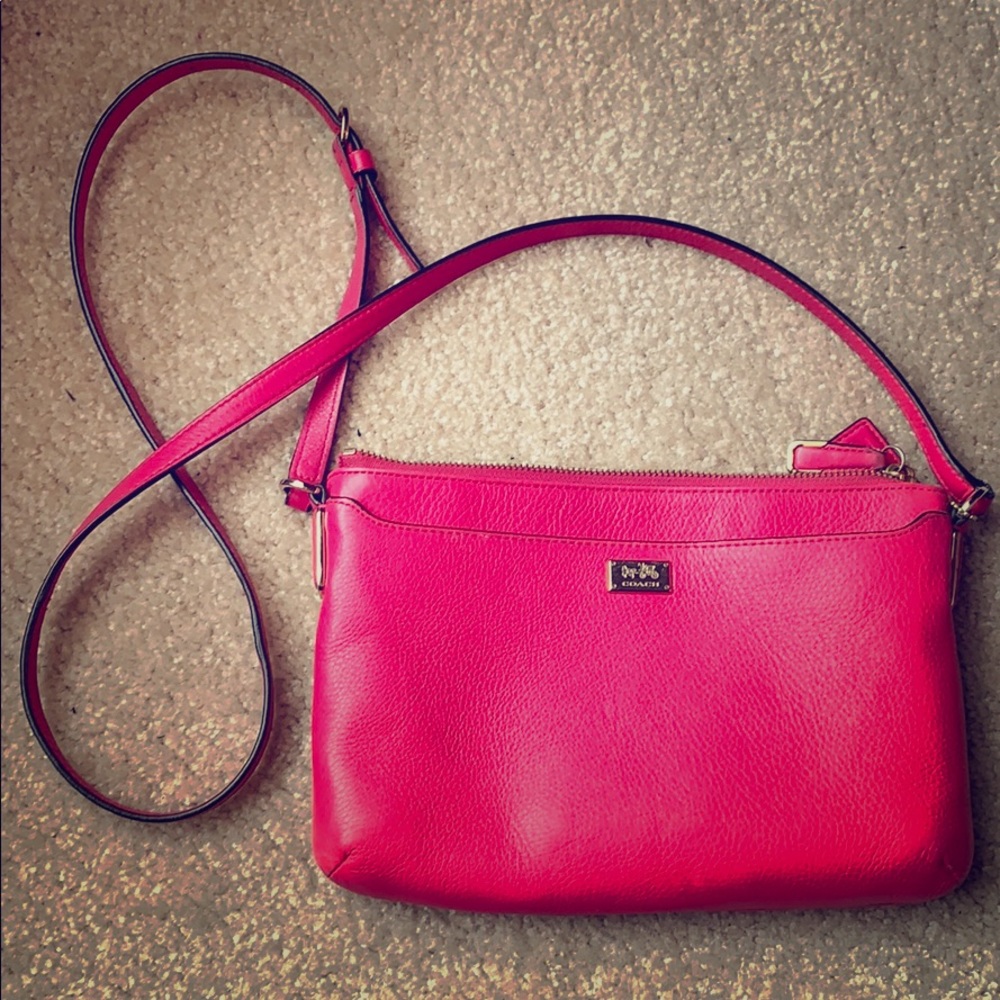 Hot Pink Coach Crossbody